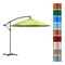 Nature Spring Patio Umbrella Cantilever Hanging Shade with Easy Crank and Base, Outdoor, 10-foot Green 174086AXS - alternate 2